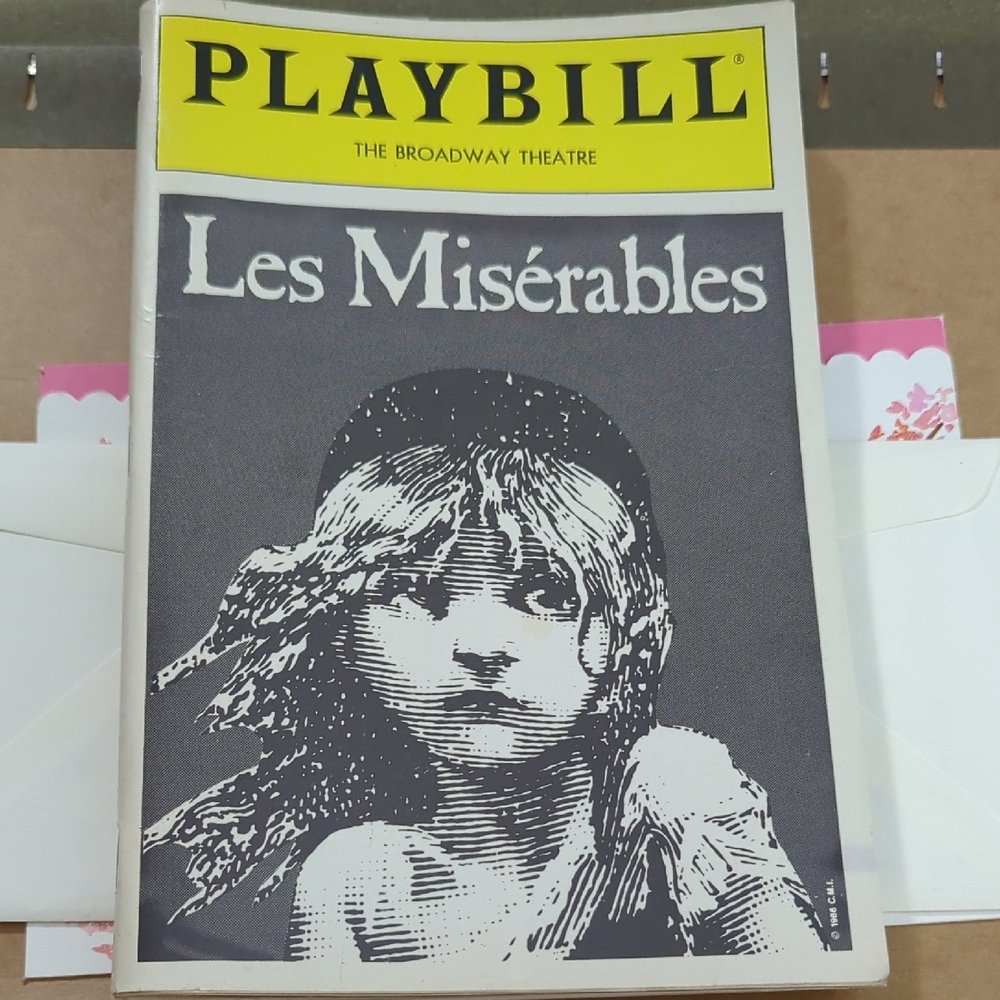 Les Misérables Playbill